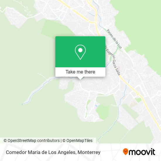Mapa de Comedor Maria de Los Angeles