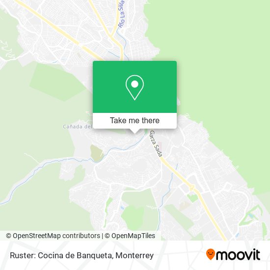Mapa de Ruster: Cocina de Banqueta