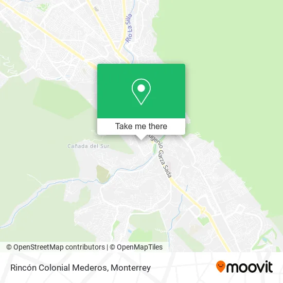 Rincón Colonial Mederos map