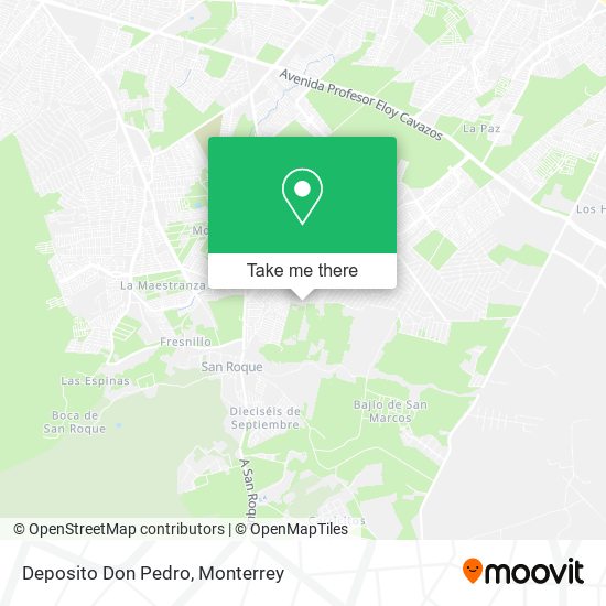 Mapa de Deposito Don Pedro