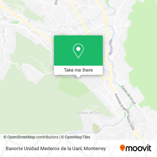 Banorte Unidad Mederos de la Uanl map