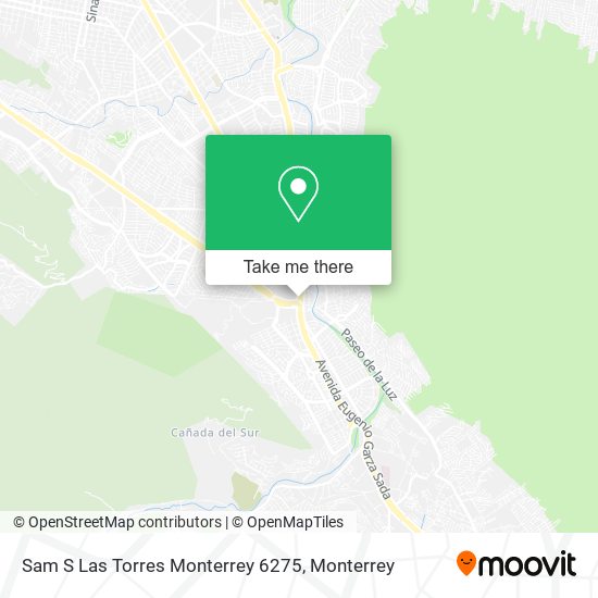 Sam S Las Torres Monterrey 6275 map