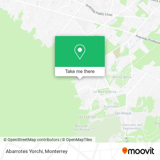Abarrotes Yorchi map
