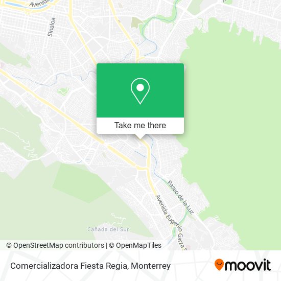 Comercializadora Fiesta Regia map