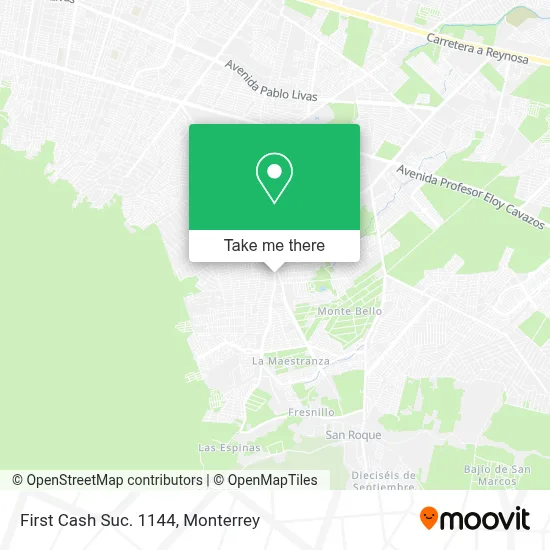 First Cash Suc. 1144 map