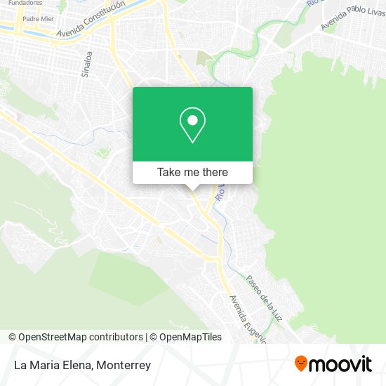 Mapa de La Maria Elena