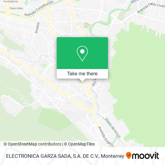 Mapa de ELECTRONICA GARZA SADA, S.A. DE C.V.