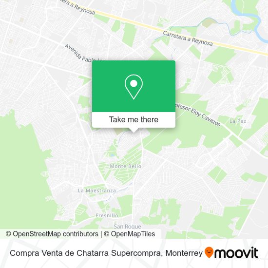 Mapa de Compra Venta de Chatarra Supercompra