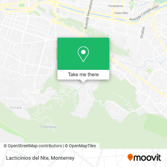 Lacticinios del Nte map