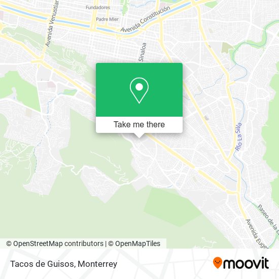 Tacos de Guisos map