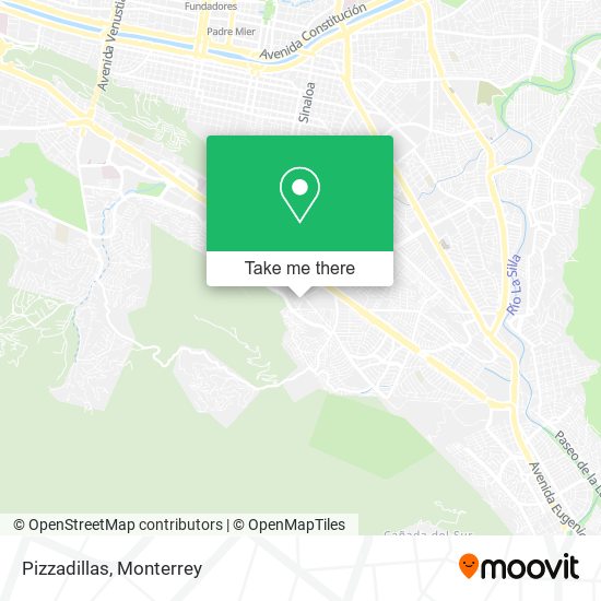 Pizzadillas map