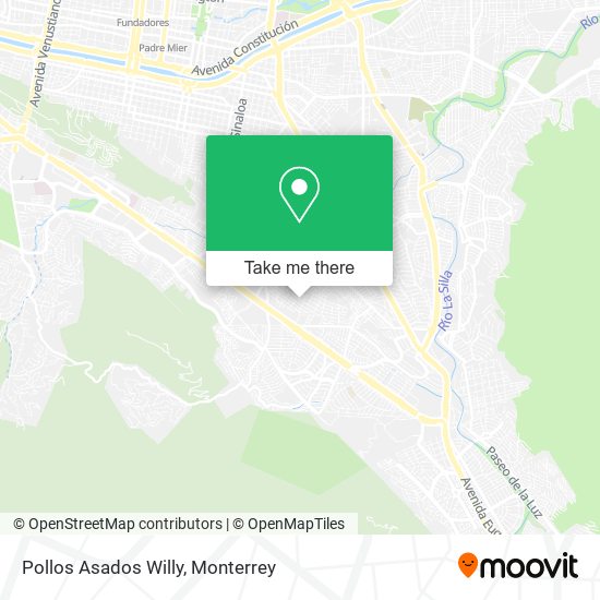 Mapa de Pollos Asados Willy