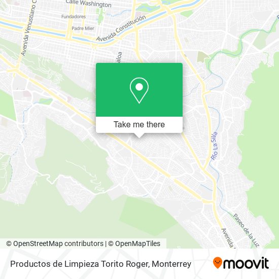 Mapa de Productos de Limpieza Torito Roger