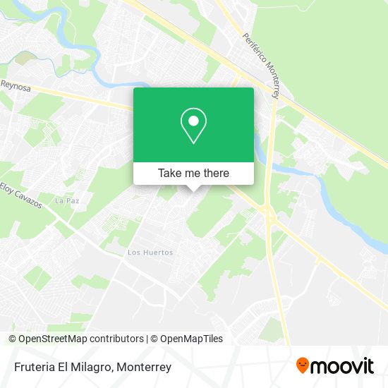 Mapa de Fruteria El Milagro