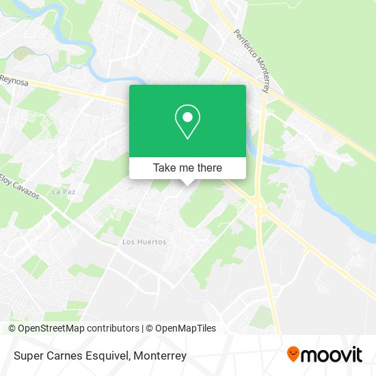 Mapa de Super Carnes Esquivel