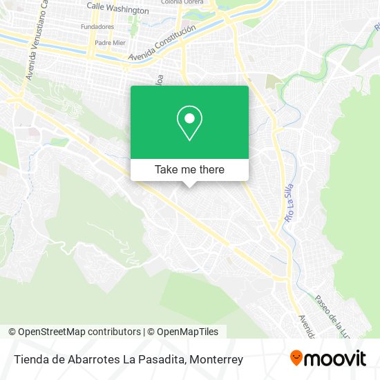 Mapa de Tienda de Abarrotes La Pasadita