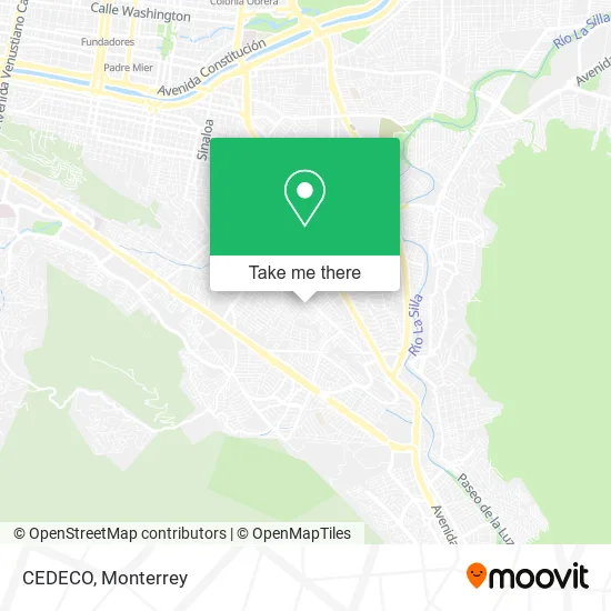 Mapa de CEDECO
