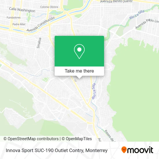 Innova Sport SUC-190 Outlet Contry map