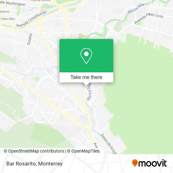 Mapa de Bar Rosarito