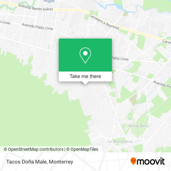 Tacos Doña Male map