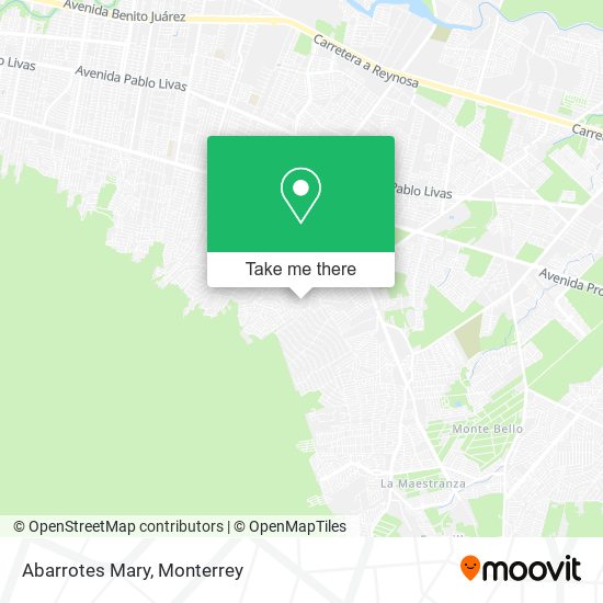 Abarrotes Mary map