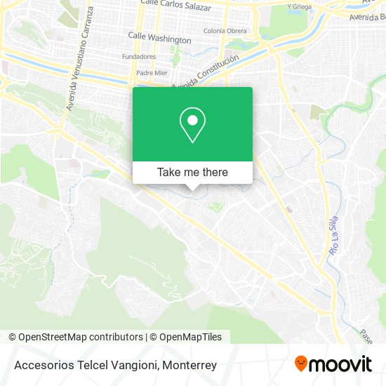 Mapa de Accesorios Telcel Vangioni