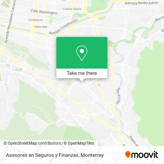 Asesores en Seguros y Finanzas map