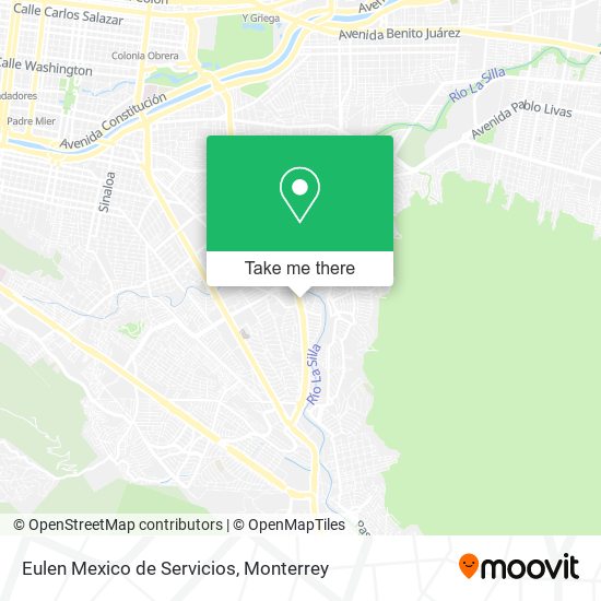 Eulen Mexico de Servicios map