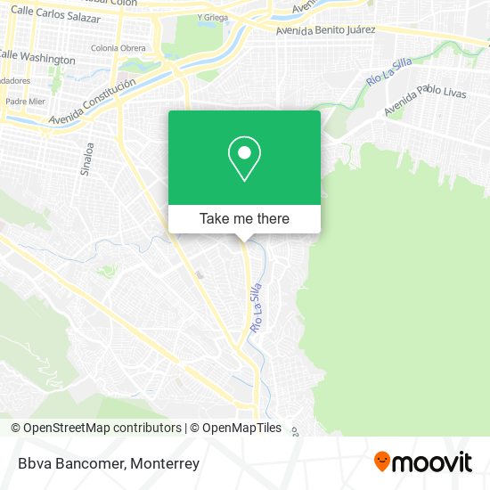 Bbva Bancomer map