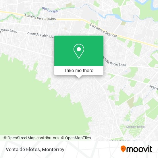 Venta de Elotes map