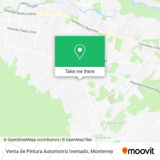 Mapa de Venta de Pintura Automotriz Ivemado