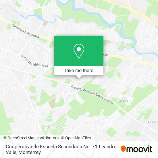 Cooperativa de Escuela Secundaria No. 71 Leandro Valle map