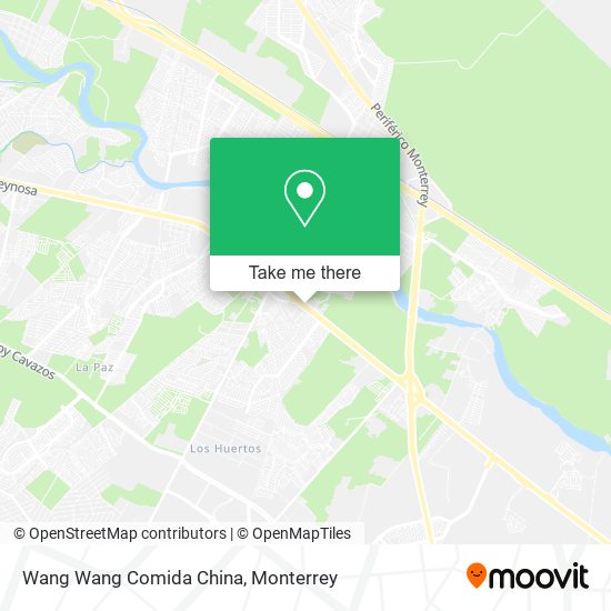 Wang Wang Comida China map