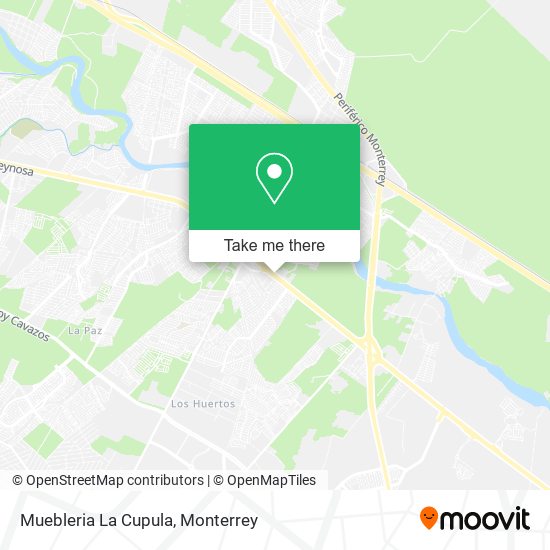 Mapa de Muebleria La Cupula