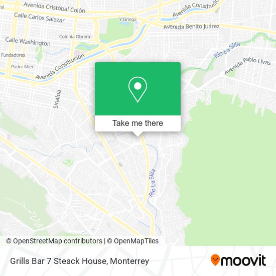 Grills Bar 7 Steack House map