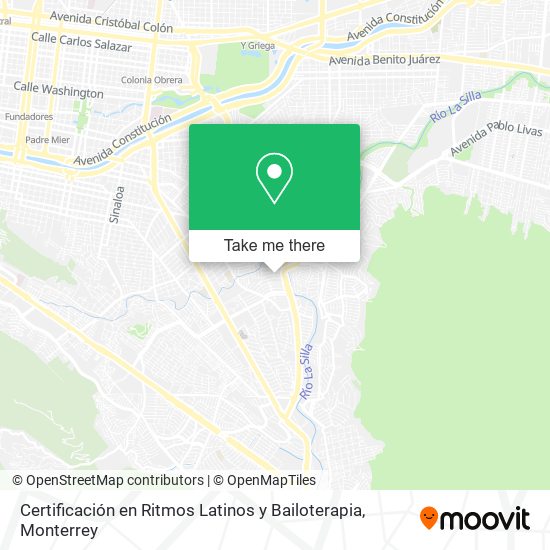 Certificación en Ritmos Latinos y Bailoterapia map