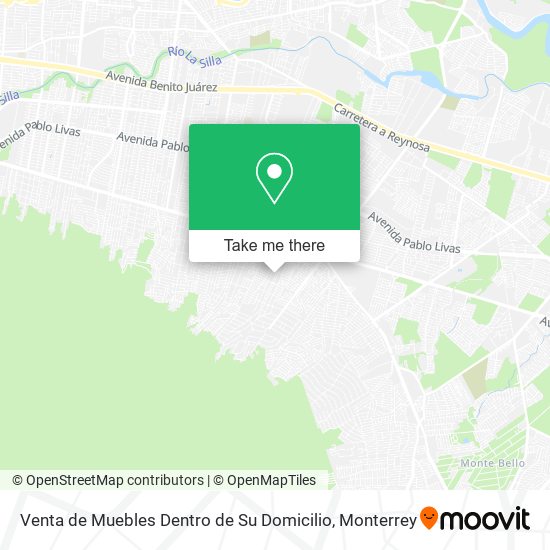 Venta de Muebles Dentro de Su Domicilio map