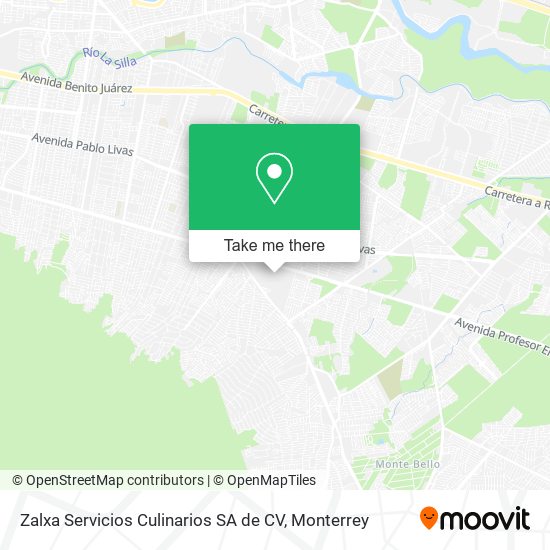 Zalxa Servicios Culinarios SA de CV map