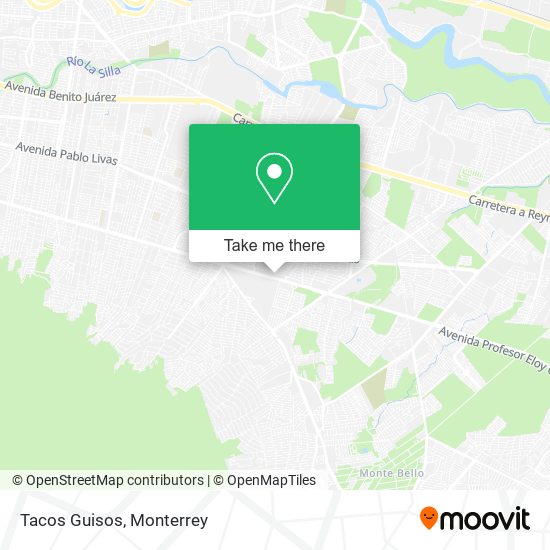 Tacos Guisos map