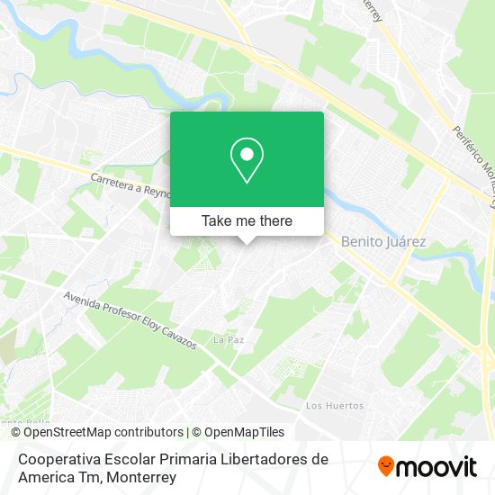Cooperativa Escolar Primaria Libertadores de America Tm map