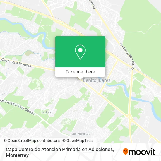 Capa Centro de Atencion Primaria en Adicciones map