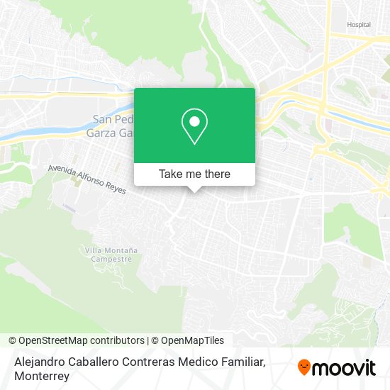 Mapa de Alejandro Caballero Contreras Medico Familiar