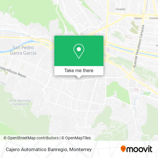 Cajero Automático Banregio map