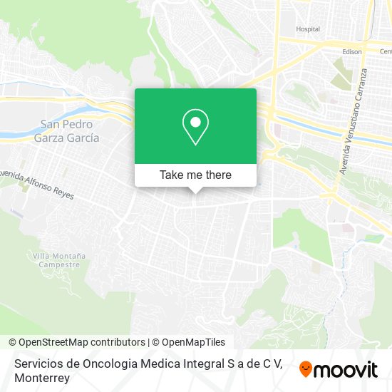 Servicios de Oncologia Medica Integral S a de C V map