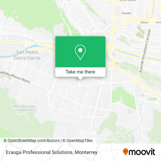 Erauga Professional Solutions map