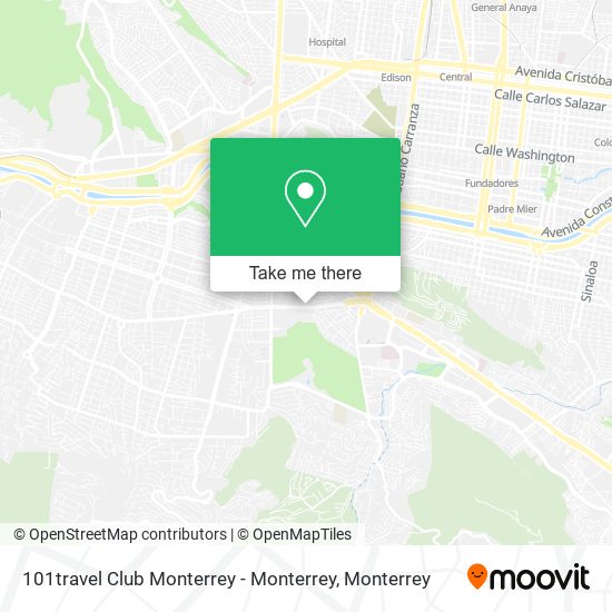 101travel Club Monterrey - Monterrey map