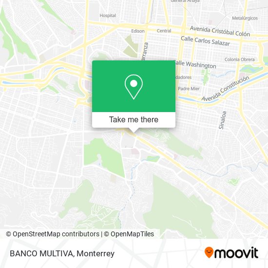 BANCO MULTIVA map