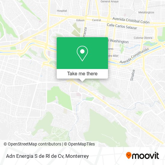 Adn Energia S de Rl de Cv map
