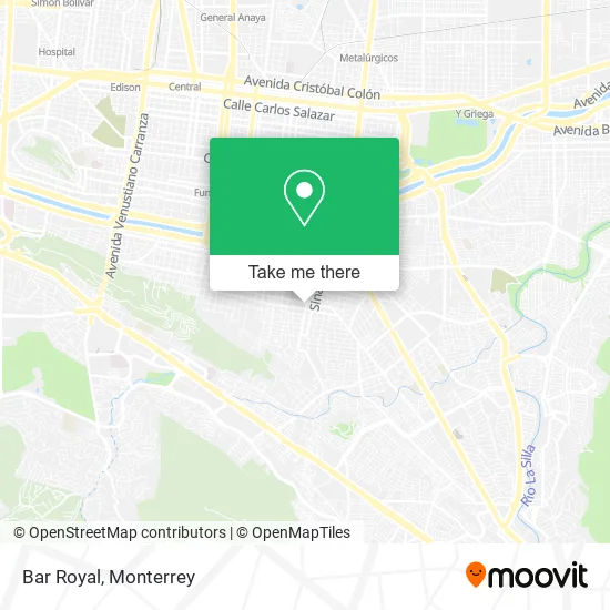Bar Royal map