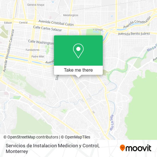 Servicios de Instalacion Medicion y Control map